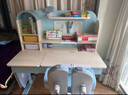 坐得正 儿童学习桌椅套装儿童书桌可升降学习桌学生书桌家用写字桌课桌 1.2m带陪读柜+自动追背椅蓝 纠姿豪华版 实拍图