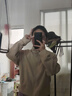 班尼路外套女开衫卫衣女装秋冬季新款潮流宽松上衣服休闲运动夹克2026年 灰绿-纯色 S 实拍图