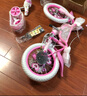 凤凰（Phoenix）儿童自行车3-5-8-10-15岁宝宝单车公主钻石浪漫粉色带辅助轮礼物 【凤凰粉系】梦幻浪漫粉 14寸（适合身高95-120cm） 实拍图