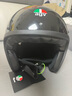 AGV X70头盔摩托车机车复古男女骑行3/4盔四季通用电动车安全帽 BLACK XL（适合60-62头围） 实拍图