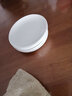 瓷秀源 纯白骨瓷盘子陶瓷碟子菜盘饭盘牛排盘西餐盘简约瓷器可定制 5英寸月光盘2个 直径 13cm 实拍图