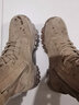 3066新式棕色作战靴男作战鞋超轻高帮侧拉链战术靴透气耐磨训练沙漠靴 棕色新式作战靴 37 /235（原厂正品  两双鞋垫）（原厂正品  两双 实拍图