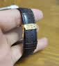 适用于天梭1853俊雅系列T063原厂皮带T063617a T063610a 原装T41真皮表带男 棕色棕线+玫瑰金色表扣（质保一年） 20mm 实拍图