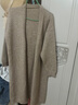 FOX.G针织开衫毛衣女针织衫衣服女装秋季外套外搭上衣春秋2025新款毛衫 中长款针织开衫外套卡其色 常规 均码 实拍图