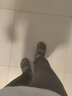 爵少（2件装）冰丝裤子男夏薄宽松休闲运动工作裤速干哈伦束脚九分裤 两件装 灰色+军绿色 XL 105-125斤 实拍图