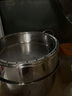 钢米 304不锈钢无孔蒸锅家用不串味蒸笼节能原味蒸饭锅多层笼屉加厚 (一锅一盖三蒸笼) 32CM加厚款旗舰款 实拍图