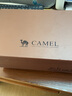 骆驼（CAMEL）软底舒适耐磨套脚中年商务休闲皮鞋男 GE12235379 黑色 38 实拍图