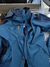 JEEP SPIRIT吉普冲锋衣男秋冬夹克防风外套三合一户外连帽登山服 深蓝 5XL 实拍图