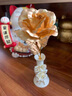 弗朗德金玫瑰24k玫瑰花金箔金花生日创意送女生女友闺蜜老婆情人节礼物过年送礼 请认准真品：新款花杆凸刻“24K lo 实拍图