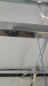 芙运凯 晾衣架落地折叠晾衣杆可伸缩室内阳台x型晒衣架家用不锈钢免安装 经典镀锌三杆1.6米可伸缩 实拍图
