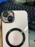 韵宁 适用iPhone16promax手机壳新款苹果15手机保护壳超薄透明磁吸全包防摔镜头膜一体防尘网硬壳轻奢 【磁吸石墨黑+镜头膜+防尘网】全包 iPhone15Plus 实拍图