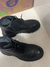 百丽男靴时尚潮搭马丁靴秋冬季褶皱牛皮休闲靴舒适短靴8CQ01DD3 黑色绒里 38 (240mm) 实拍图