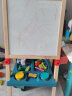 铭塔儿童实木升降画板双面小黑白板家用支架式画画架学涂鸦磁性写字板 实拍图