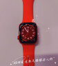 Apple Watch Series 8 智能手表GPS款41毫米红色铝金属表壳红色运动型表带MNP73CH/A 实拍图