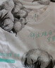 茵曼拼接开叉款女装短袖t恤夏季简约休闲高级感宽松上衣 云朵白 L 实拍图