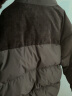 杰克·琼斯（JACK&JONES）冬季新款男士时尚休闲百搭上衣字母刺绣立领拼色羽绒服外套男装 黑色-E40 185/104A/XL 实拍图