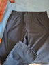 峰皓中老年纯棉高腰男裤中年男士休闲裤秋冬厚款宽松爸爸裤子加绒加厚 15#黑蓝色【常规不加绒】 38 腰围三尺 实拍图