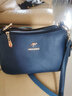 雪爱袋鼠（XUEAIDAISHU）女士水桶包女式单肩斜挎小包真皮软皮40岁50中老年60情人节礼物 雾蓝色【礼盒+礼品袋+手包卡包】 实拍图