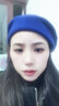TUOSE羊绒帽子女2024秋冬新款保暖包头宽松堆堆帽针织青年休闲百搭护耳 深蓝色 可调节 实拍图