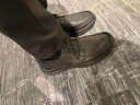 暇步士（Hush Puppies）皮鞋男士德比软底英伦商务休闲鞋A2E02CM2 黑色 40 实拍图