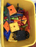奥迪双钻磁力片200件套创意版儿童玩具积木拼插玩具男女孩含78片磁力片+124件配件赠收纳盒装DL391201 实拍图