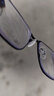 依视路（ESSILOR） 新款商务男镜架时尚镜框女配依视路镜片近视定制眼镜网上配镜 TR90-全框-1023GY-灰色 镜框+依视路膜岩高清1.56现片 实拍图