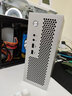 SKTC A09迷你台式机ITX17*17主板小1U电源3.8L全新HTPC电脑空机箱可立可卧 银色USB2.0 实拍图