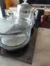 志高（CHIGO） 底部上水全自动上水电热水壶玻璃烧水壶茶台一体电茶壶电茶炉电磁炉功夫茶具套装家用 咖啡色37x20尺寸（高停低续） 0.8L 晒单实拍图