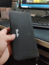 畅印 新款男士钱包长款拉链帆布手拿包多卡位简约男手包多功能手机包 黑色  手拿包 实拍图