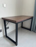 木以成居电脑桌台式加厚桌面家用书桌学习桌学生写字桌子黄檀木色100*60cm 实拍图