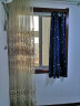 美丽契约窗帘 全遮光加厚棉麻窗帘成品田园星星定制遮光布料客厅 藏蓝星90%遮光(打孔) 1.3米宽x1.5米高一片 实拍图