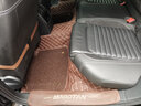 指南针适用大众迈腾脚垫13-23款全包围专用新迈腾330丝圈19汽车装饰全包 双层咖色+咖色丝圈 实拍图
