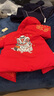 丹鸟王儿童棉衣男童冬季加厚中国风唐装喜庆中长款外套红棉服新年拜年服 舞狮棉衣（男女童均可） 130 码 实拍图