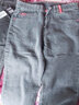 欧牧郎2025秋冬季牛仔裤男修身小脚裤男弹力韩版潮流休闲加绒加厚长裤子 8913灰色+1982灰色【弹力/修身】 29 码（腰围2尺2） 实拍图