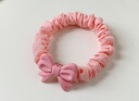 美丽公主 可爱蝴蝶结头绳女夏季年新款扎头发绳仙美大肠发圈秋季橡皮筋 1#粉色蝴蝶结发圈 实拍图