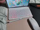 VHW适用华为matepad11.5s键盘保护套灵动款柔光版鼠标套装一体蓝牙磁吸2026款11.5英寸平板电脑壳 粉色保护套+七彩背光键盘+礼包 华为matepad11.5s灵动款 实拍图