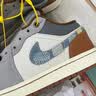 耐克NIKE篮球鞋男子AJ1乔1JORDAN 1运动鞋FZ5042-041灰白40.5 实拍图