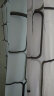 美居客浴帘套装 免打孔可伸缩不锈钢浴杆酒店浴室帘1.3m-2.4m黑白方块 实拍图