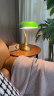 三洛（SANLUO）美式全铜台灯复古绿色银行书房办公灯老上海民国卧室床头书桌灯具 T168+含LED三色灯泡 晒单实拍图