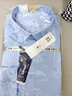 凡客诚品（VANCL）纯色商务正装男士免烫棉质休闲上衣白衬衣 长-蓝色 41 实拍图