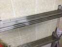 纽伦贝诗304不锈钢厨房置物架免打孔打孔壁挂收纳架调料架挂架层架挂件 80*15单层（免打孔/打孔两用） 实拍图