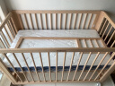 巴布豆（BOBDOG）婴儿床多功能床 可移动 宝宝床亲子床新生儿床实木床边床拼接大床 基础款-床+10cm空气纤维床垫 实拍图