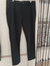 利郎轻时尚男装【薄绒加厚】秋冬新款休闲裤男纯色弹力通勤保暖裤子男 黑色 36 92A 实拍图