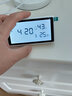得力（deli）电子温湿度计家用办公室内婴儿房高精度室温计智能家居 顶配款-数显温湿度计+闹钟+背光 实拍图