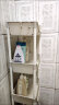 梦庭置物架卫生间层架落地浴室收纳架多层厨房储物架3层带轮 白色 晒单实拍图