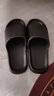 IQGD拖鞋男凉拖鞋女家居情侣款室内外洗澡002 黑色 40-41 实拍图