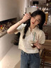 韩璐娇（hanlujiao）连衣裙女装夏季2026新款搭配一整套奶系穿搭气质显瘦牛仔裙子夏天 套装（配吊带+腰带） M 【建议95-108斤】 实拍图