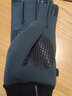 Naturehike挪客防泼水软壳手套防滑冬季加绒厚保暖骑行跑步运动开车登山防寒 月影灰 XL 实拍图