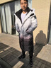 雅鹿羽绒服男中长款冬季加厚保暖过膝连帽男士外套极寒时尚休闲防寒服 实拍图