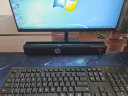 惠普（HP）WS10电脑音响台式家用桌面多媒体音箱低音炮USB长条游戏环绕立体声播放器笔记本小音响 晒单实拍图